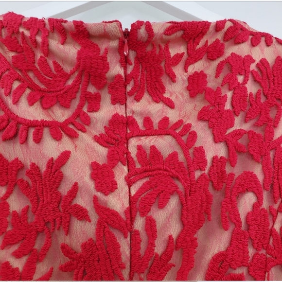 Adrianna Papell Floral Lace Sheath Dress - Picture 4 of 8